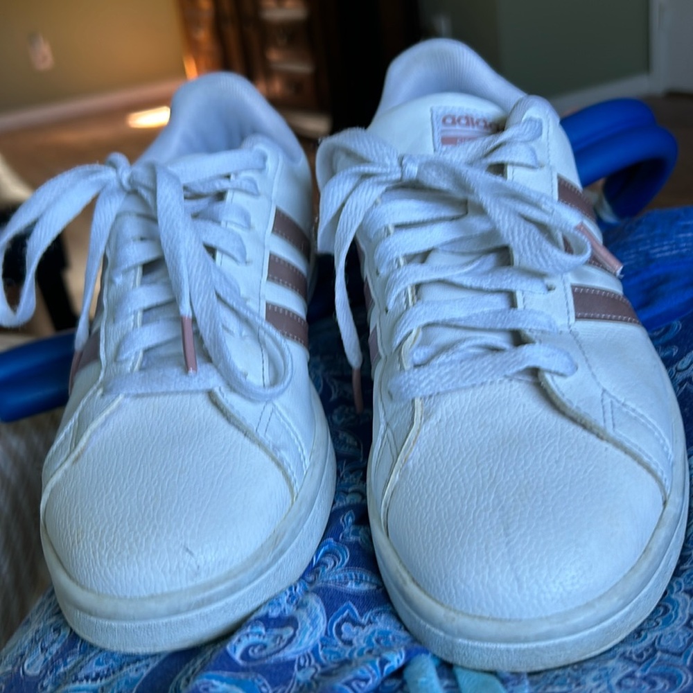Leather Adidas sneakers